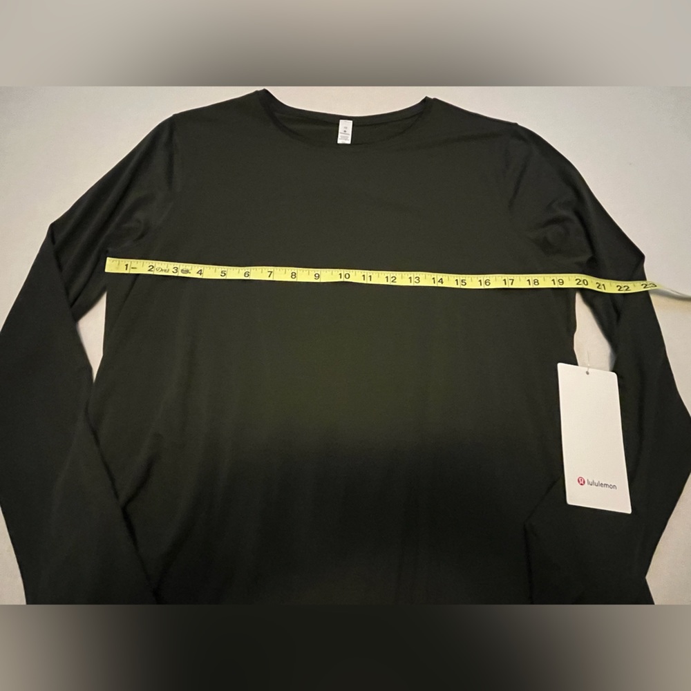 Lululemon Sweetest Day Long Sleeve *Tencel Dark Olive Sz 10 - Picture 5 of 7